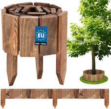 Kotarbau Obrzeże Palisada Płotek Drewniany Brązowy 10X110cm P297