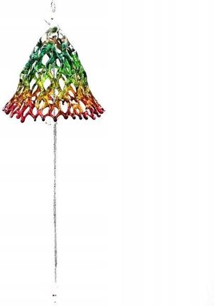 Ręcznie Robiony Szklany Dzwoneczek Ażurowy 43 cm – Dekoracja Handmade