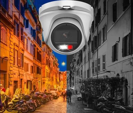 Hilook Kamera Zewnętrzna 5Mpx Ahd Tvi Cvi Smart Hybrid Light By Hikvision - zdjęcie 3