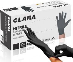 Zdjęcie Clara Rękawiczki Nitrylowe Bezpudrowe Czarne Xl 100Szt. - Łódź