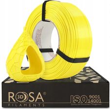 Rosa 3D Filament Rosa3D Refill Pet-G Standard Hs Bright Yellow 1Kg 1,75Mm