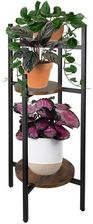 Zdjęcie Kwietnik Stojący Stojak na Kwiaty Kwiatki Rośliny Loft Metalowy 3 Poziomy RUHHY 25627 - Rybnik