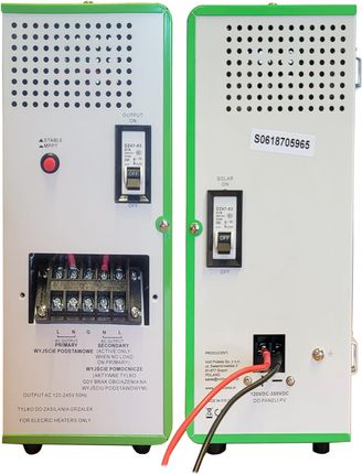 Off-gridowy zestaw solarny do grzałek i bojlerów: przetwornica 230V GREEN BOOST MPPT-3000T TERMINAL + 4x panel fotowoltaiczny Longi Solar 430W 33V - zdjęcie 3