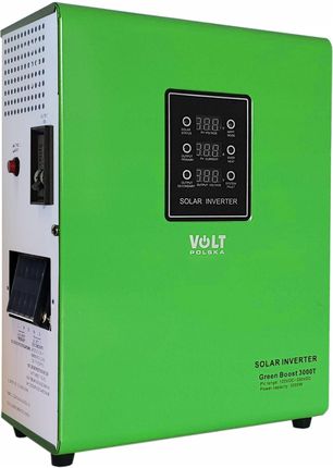 Off-gridowy zestaw solarny do grzałek i bojlerów: przetwornica 230V GREEN BOOST MPPT-3000T TERMINAL + 4x panel fotowoltaiczny Longi Solar 430W 33V - zdjęcie 2