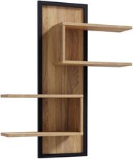 Zdjęcie Forte Półka Wisząca Thyferra Jtnb01 M635 Dąb Mauvella Czarny - Zawidów