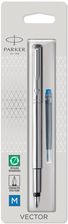 Zdjęcie Parker Vector Stainless Steel Ct Pióro Wieczne Srebrne Z Metalową Stalówką W Rozmiarze M - Boguchwała