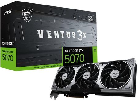 P*o様 MSI GeForce RTX5070 OCEDITION MSI GeForce RTX 5070 Ventus 2X OC White | Wynajem w Plenti