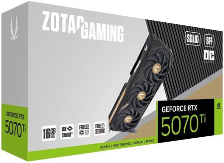 Zotac GeForce RTX 5070 Ti Solid OC SFF 16GB GDDR7 DLSS4