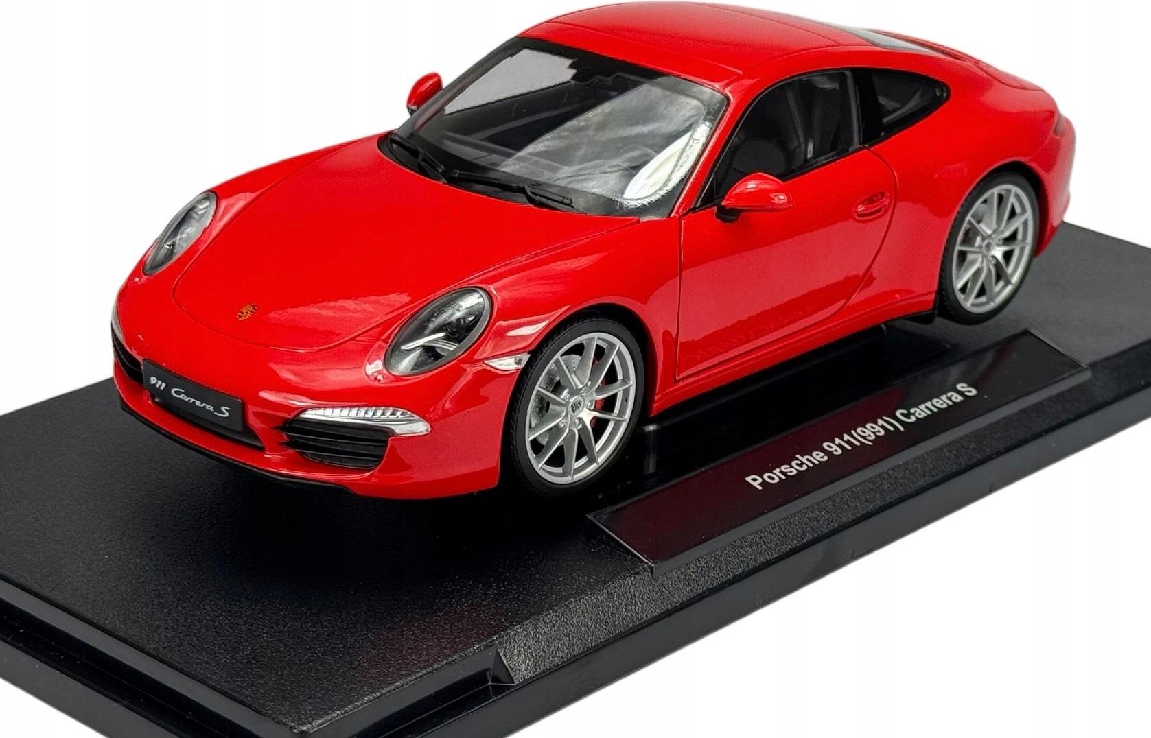 Welly Model Porsche 911 991 Carrera S Czerwony 1:18 Welly 1:18