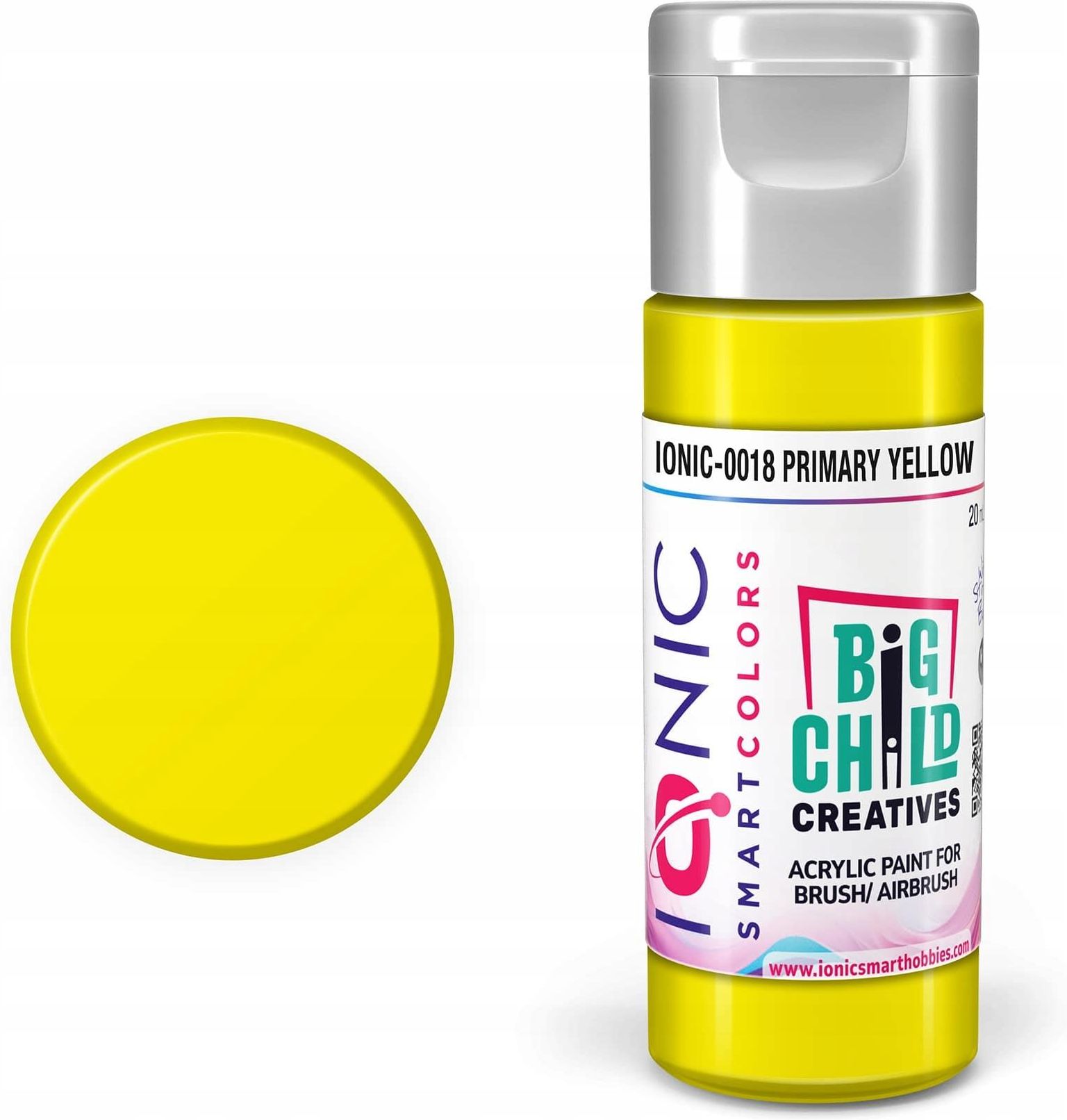 Ammo Mig Jimenez Ionic 0018 Smart Colors Primary Yellow 20Ml By Big ...