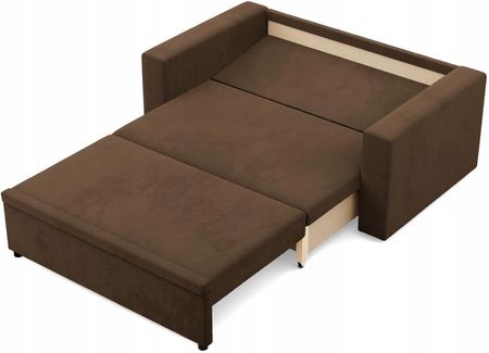 ŁÓŻKO SOFA NEO BRĄZOWA KANAPA Wersalka Rozkładana Wygodna Funkcja Spania - zdjęcie 5
