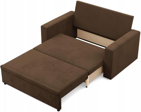 ŁÓŻKO SOFA NEO BRĄZOWA KANAPA Wersalka Rozkładana Wygodna Funkcja Spania - zdjęcie 4
