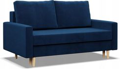 KANAPA SOFA BLANK GRANATOWA NIEBIESKA Wersalka Rozkładana Wygodna BONELL