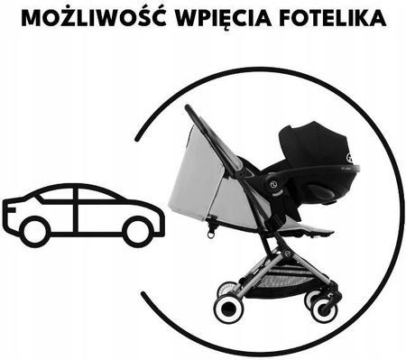 Cybex Orfeo Tpe Moss Khaki Green Spacerowy - zdjęcie 3