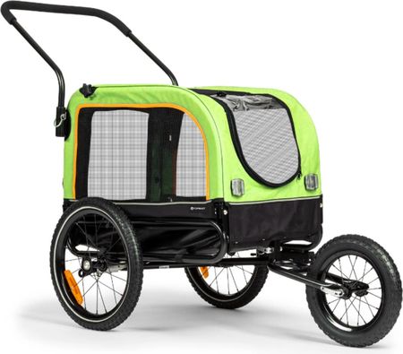 Manahee Design Topmast Vario 2 W 1 Przyczepa Dla Psa I Wózek Dla Psa Zielony Czarny