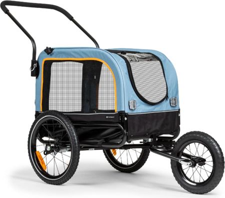 Manahee Design Topmast Vario 2 W 1 Przyczepa Dla Psa I Wózek Dla Psa Niebieski Czarny