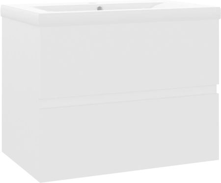 Zakito Home Szafka Z Umywalką Ceramiczną 60X38,5X45Cm Biała (ZH3071540)
