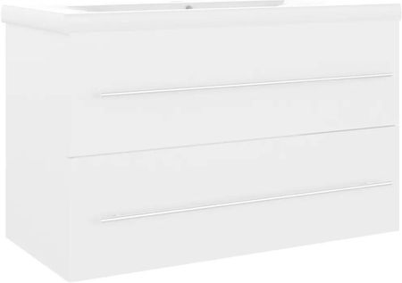 Zakito Home Szafka Z Umywalką Biała 80X38,5X48Cm + Ceramika 81X39,5X18,5Cm (ZH3099050)