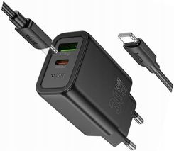 Hoco Usb-C Gan 30W Z Kablem Do Xiaomi Redmi Note 12 Pro Plus