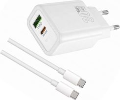 Hoco Usb-C Gan 30W Z Kablem 2M Do Samsung Galaxy S22 Ultra 5G