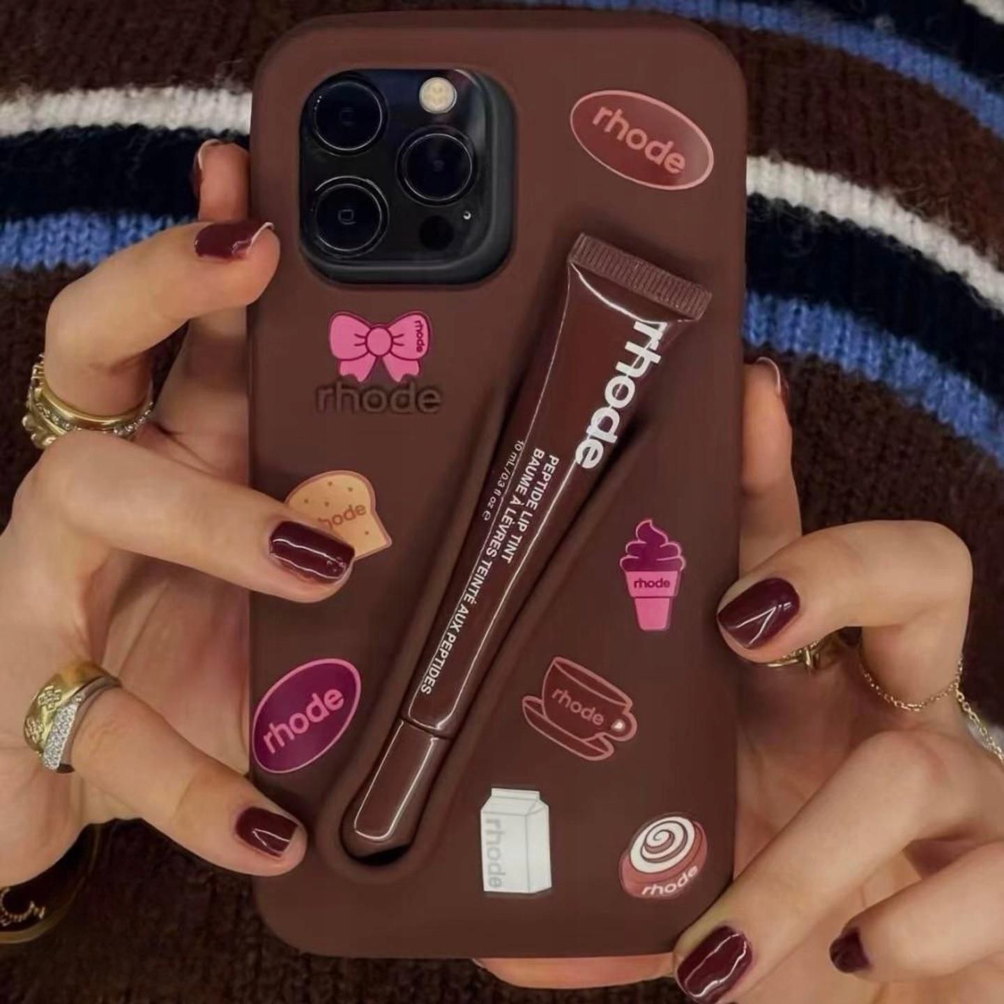 chobi】rhode espresso lipcase×2 Etui Rhode Lip Case iPhone