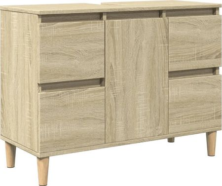 Zakito Szafka Umywalkowa 80X33X60Cm Dąb Sonoma (Z849665)