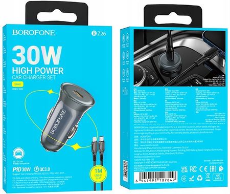 Borofone Bz26 Searcher Typ C Pd 30W 3A Z Kablem T - zdjęcie 3