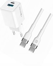 Forever Gan 30W Usb I Usb-C Z Kablem Do Samsung Galaxy Z Fold 4