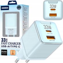 Jellico Eu55 Gan Pd 33W 1X Usb-C 1X Usb Niebieska Jakość