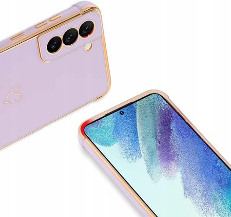 Phoneo Etui Pancerne Serce Do Samsung Galaxy S23 Lawendowe - zdjęcie 2