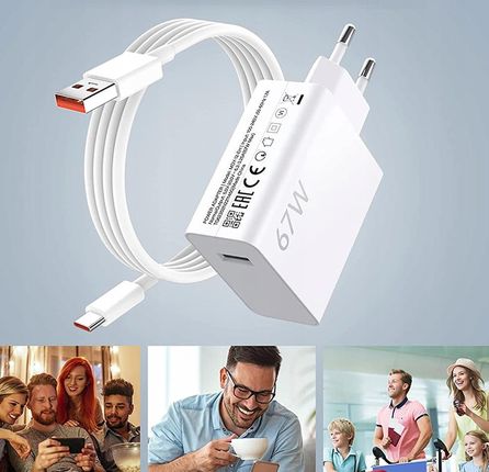 Bedee 67W 6.1A Turbo Do Xiaomi Redmi - zdjęcie 3