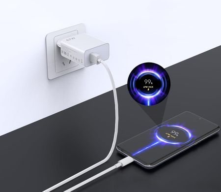 Bedee Android Usb Typu C Mocy 67W Z Wtyczką Kabel 1M - zdjęcie 2