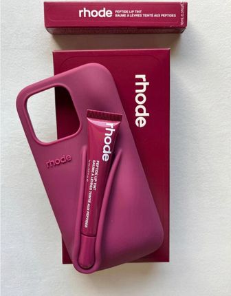 【umecoo】 rhode raspberry case Rhode Fall Lip Case for iPhone 15 Pro Max / Soft Silicone