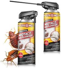 Środek na pluskwy domowe, aerozol do zwalczania pluskiew w łóżku i zakamarkach dozownik 2 w 1 STRONG MIOTACZ NA PLUSKWY 400 ml