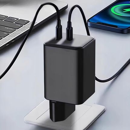 Polion 45W Usb-C+A Sfc 2.0 Pd Qc 3.0 Do Telefonu Tabletu - zdjęcie 3