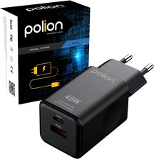 Polion 45W Usb-C+A Sfc 2.0 Pd Qc 3.0 Do Telefonu Tabletu