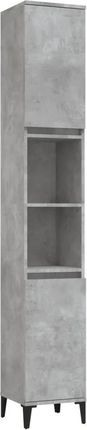 Zakito Szafka Łazienkowa Beton 30X30X190Cm Szara (Z819800)