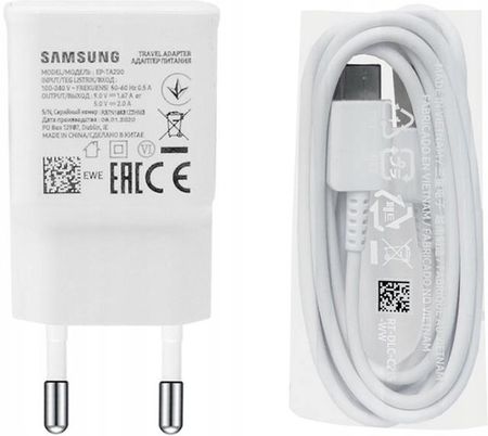 Samsung Oryginalna Ładowarka Ep-Ta50Ewe Tab A7 Lite Z Kablem