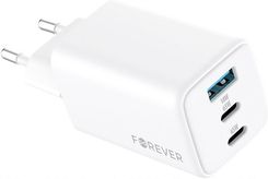 Forever Gan Pd Qc Tc-08-65Acc 2X Usb-C 1X Usb 65W Biała