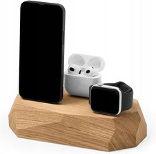 Oakywood Stacja Dokująca 3W1 Triple Dock Dąb 1 X Lightning, 1 X Usb-C