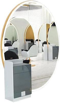 Calissimo Konsola Konsoleta Fryzjerska Barberska Lustro Fryzjerskie 200X120 Led Pro - zdjęcie 2