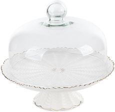 Zdjęcie Eurofirany Patera Ceramiczna 30x30x27 Gaia Kremowa Złota - Chociwel