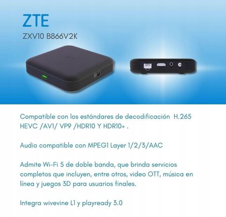Odtwarzacz multimedialny Odtwarzacz multimedialny ZTE ZXV10