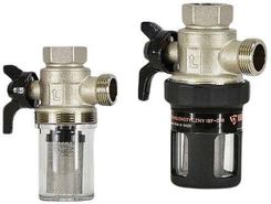 Zdjęcie Separator magnetyczny 3/4" kątowy IBF-01 z zaworem KAT01121 IBO - Opatowiec