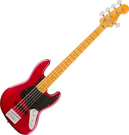 Fender American Ultra II Jazz Bass V MN Sinister Red Gitara basowa 5-strunowa
