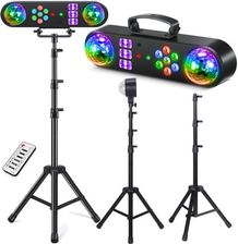 Zdjęcie LIGHT4ME MAGIC BAR 2 multiefekt świetlny na dyskotekę imprezę do klubu efekt par Magic Ball biały stroboskop UV 2x laser R/G pi - Czeladź