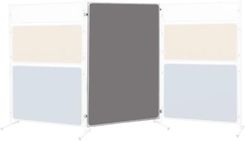 Zdjęcie Ścianka Moderacyjna Tekstylna 120X180 - Szara (TMT1218S) - Sierpc