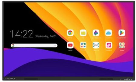 Clevertouch Monitor Interaktywny X5 8Gb 65", Android 14 (9A6B381CB)