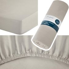 Zdjęcie Eurofirany Prześcieradło Z Gumką 160X200Cm Bawełny Kolor Beżowy 105 G/M2 Basic - Złotoryja