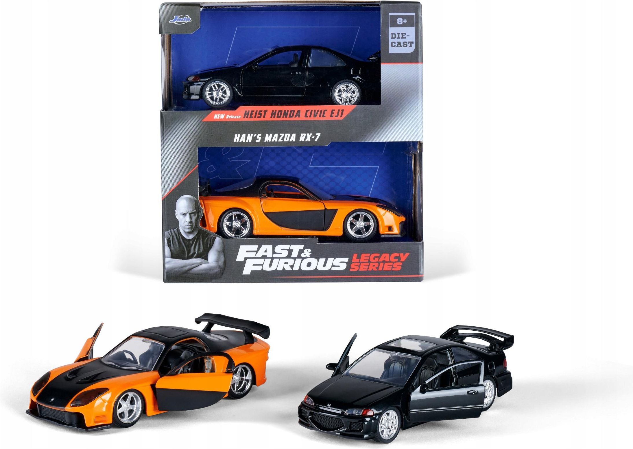 Jada Toys Fast And Furious Heist Honda Civic Ej1 Han'S Mazda